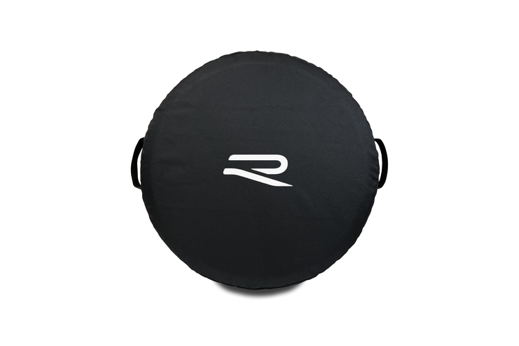Spare wheel cover and tire storage sets