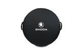 Spare wheel cover and tire storage sets