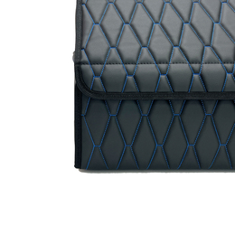 Black with blue stitching (Dolphin)