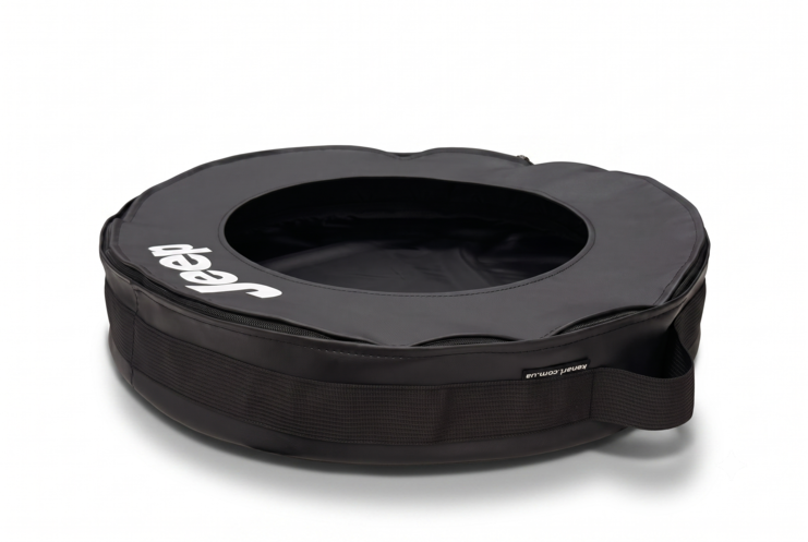 Spare wheel cover and tire storage sets