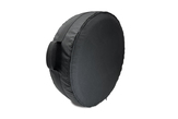 Spare wheel cover and tire storage sets