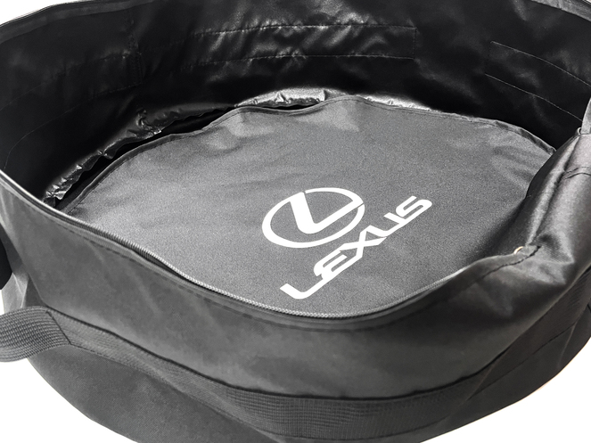 Spare wheel cover and tire storage sets