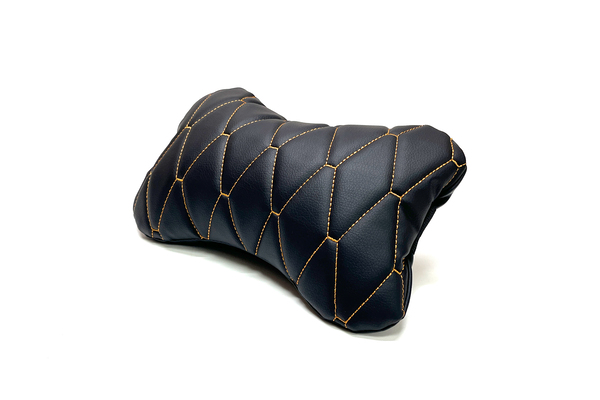 Headrest Pillow black with orange stitching (Dolfin) 26cm*17cm