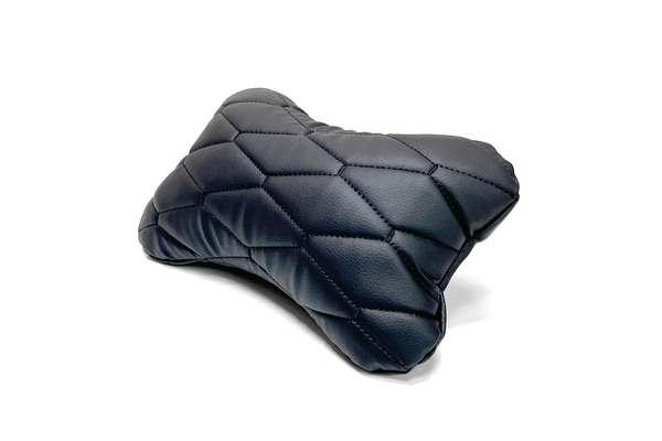 Headrest Pillow black with black stitching (Dolfin) 26cm*17cm